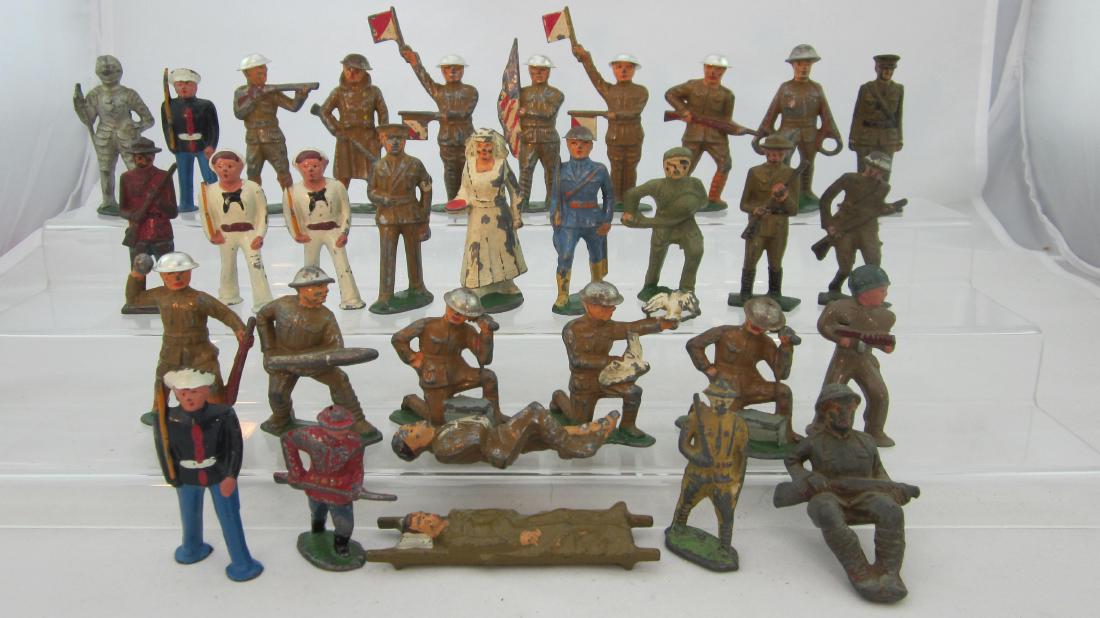 Assorted Dimestore Military Figures (1 of 1)