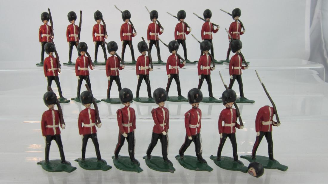 Comet Scots Guards Marching with 3 Officers (1 of 1)