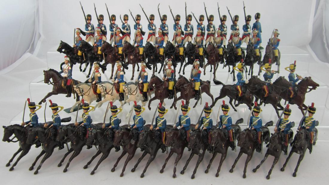 Britains Assorted Repainted Cavalry & Infantry (1 of 1)