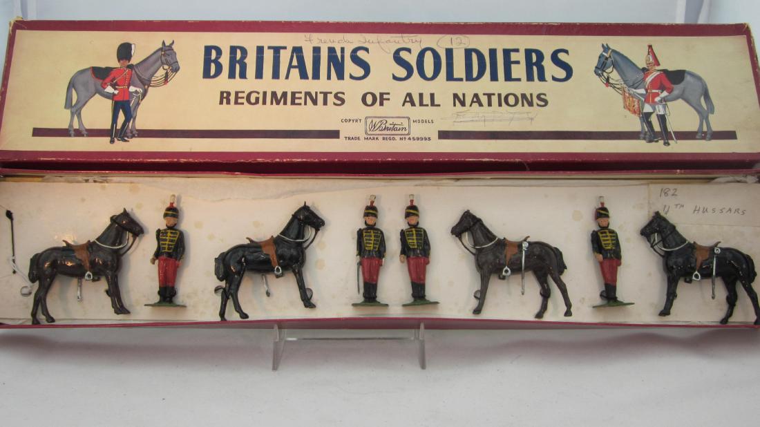 Britains Set #182 Dismounted 11th Hussars (1 of 1)