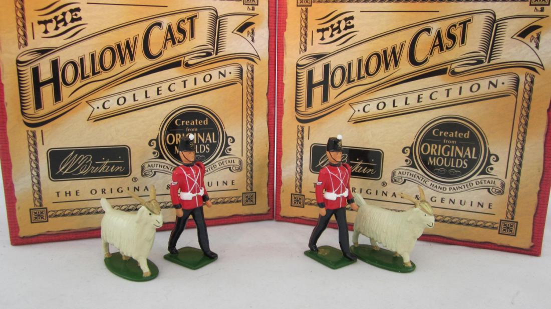 Britains Set #40193 Fort Henry Mascot & Handler: 2 sets of Fort Henry mascot & handler. 4 pieces. Condition mint in 2 excellent boxes.