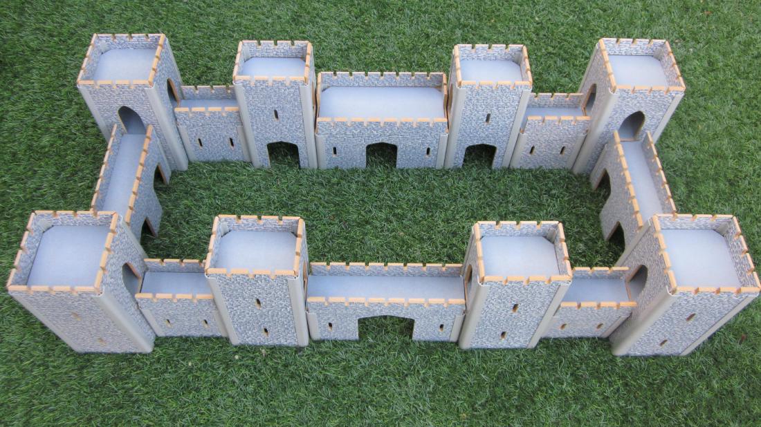 Unknown Maker Wooden Castle Circa 1980 (1 of 1)