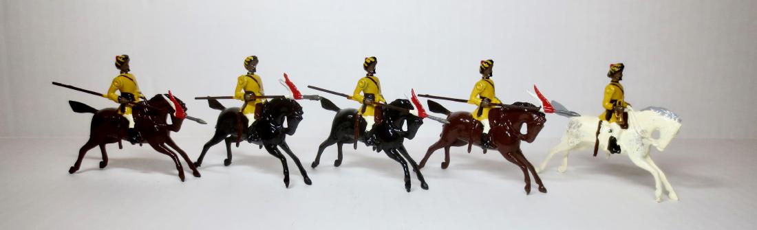 Britains Set #47 Skinner's Horse: 5 pieces. Post-war. Excellent condition. No box.