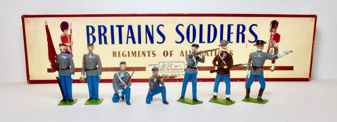 Britains Set #2060 Confederate Infantry (1 of 1)