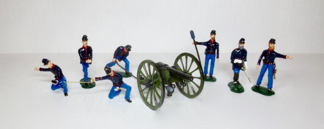 Bussler ACW Union Artillery Parrott Rifle 10 Pdr: And Crew. 8 pieces. Excellent condition. No box.