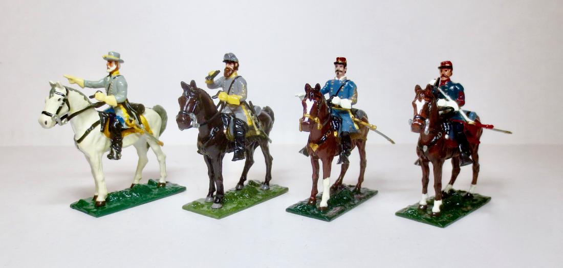 Bussler ACW Confederate Generals Mounted (1 of 1)