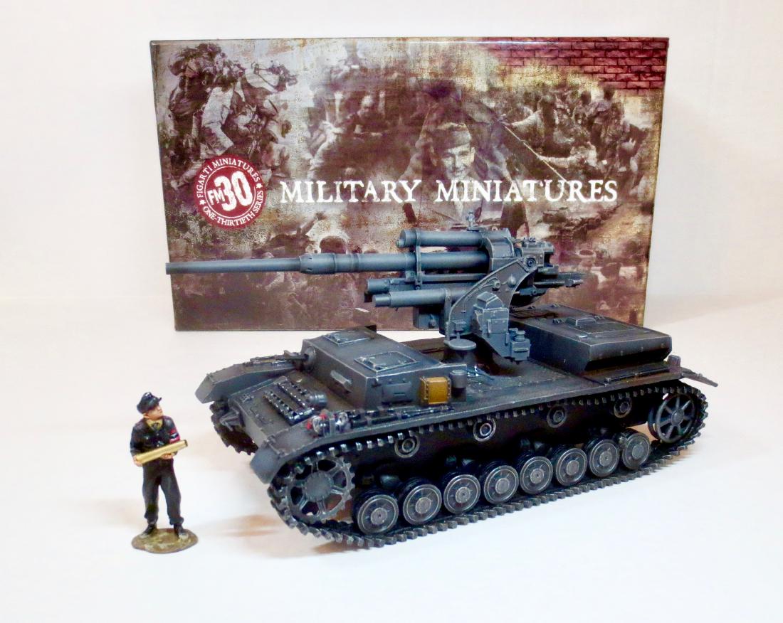 Figarti #ETGTG-070 Panzer IV Mounted 88mm Gun: WW2 European Theater. 2 pieces. Limited Edition. Excellent condition. Box very good.