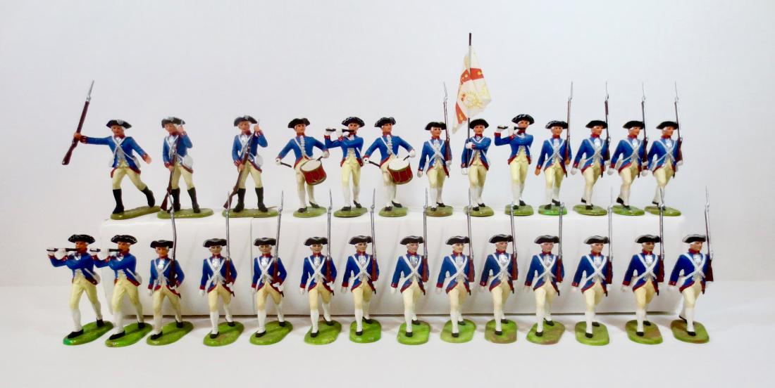 Elastolin Plastic Brunswick Prussian Infantry (1 of 1)