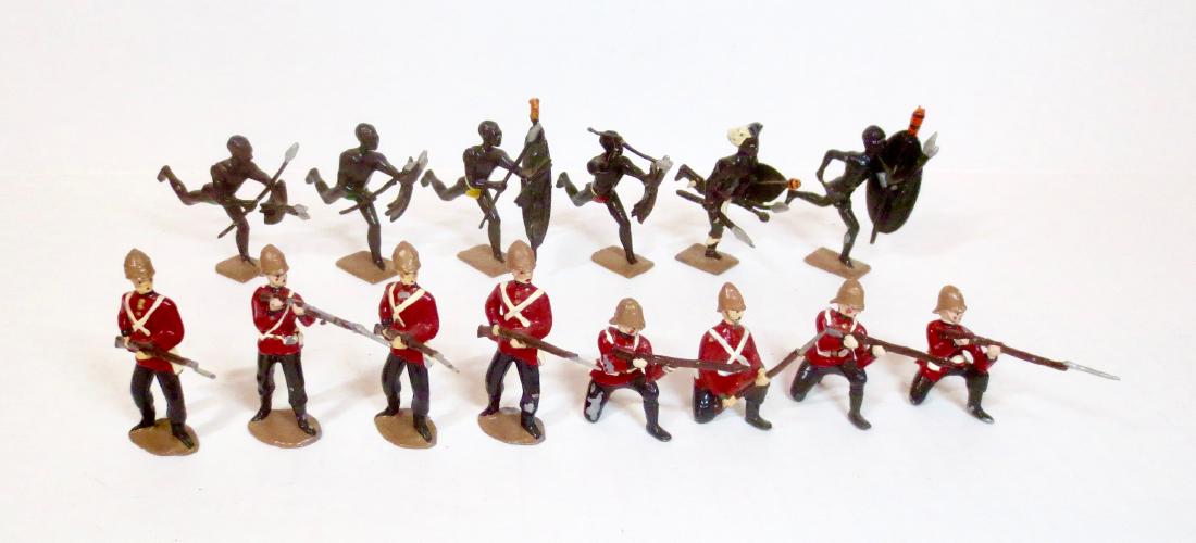 Maker Unknown Solid Cast Zulu War Assortment (1 of 1)