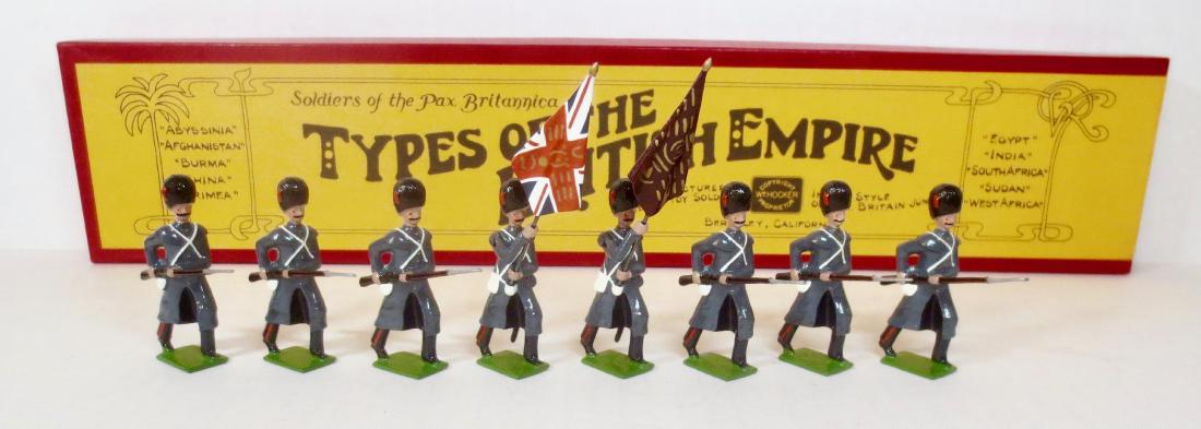 Hocker Set #44 Coldstream Guards with Colors (1 of 1)