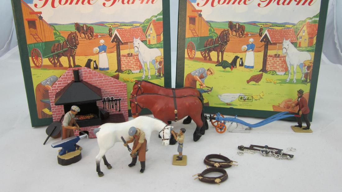 Britains #8706 Forge Set & #8704 Plough Set. (1 of 1)