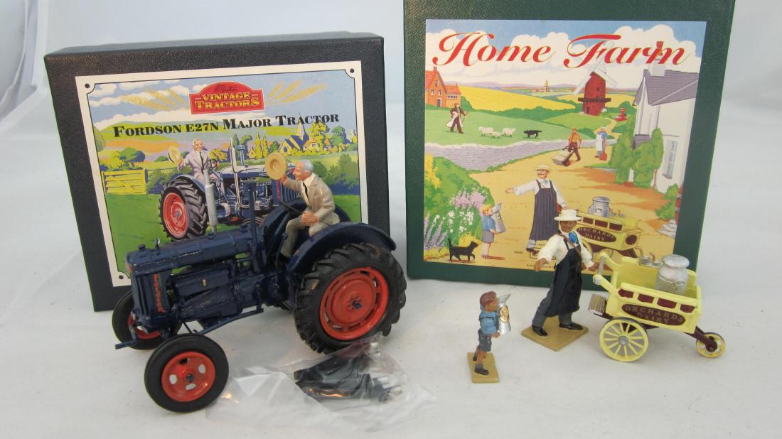 Britains #8709 Milk Cart & 8715 Fordson Tractor. (1 of 1)