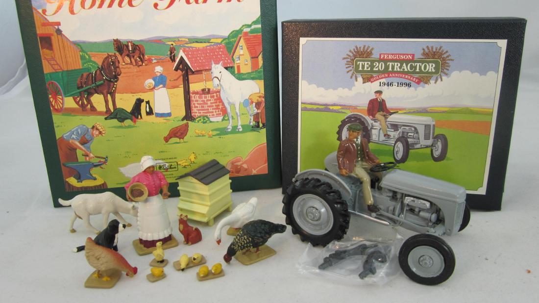 Britains Farmer Wife & Ferguson Tractor Sets. (1 of 1)