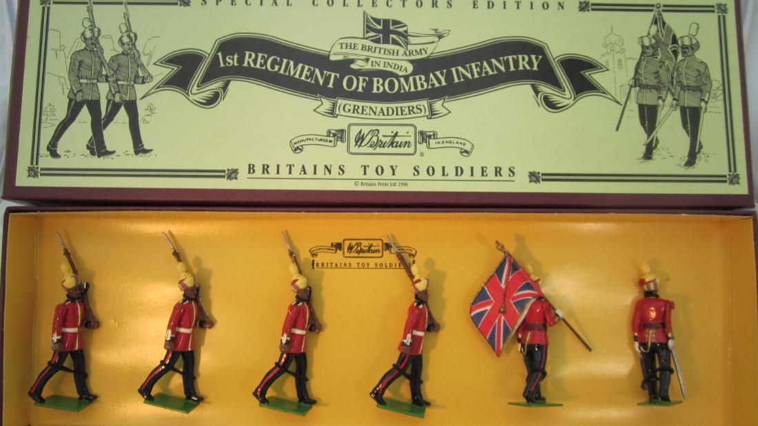 Britains #8845 1st Regiment of Bombay Infantry. (1 of 1)