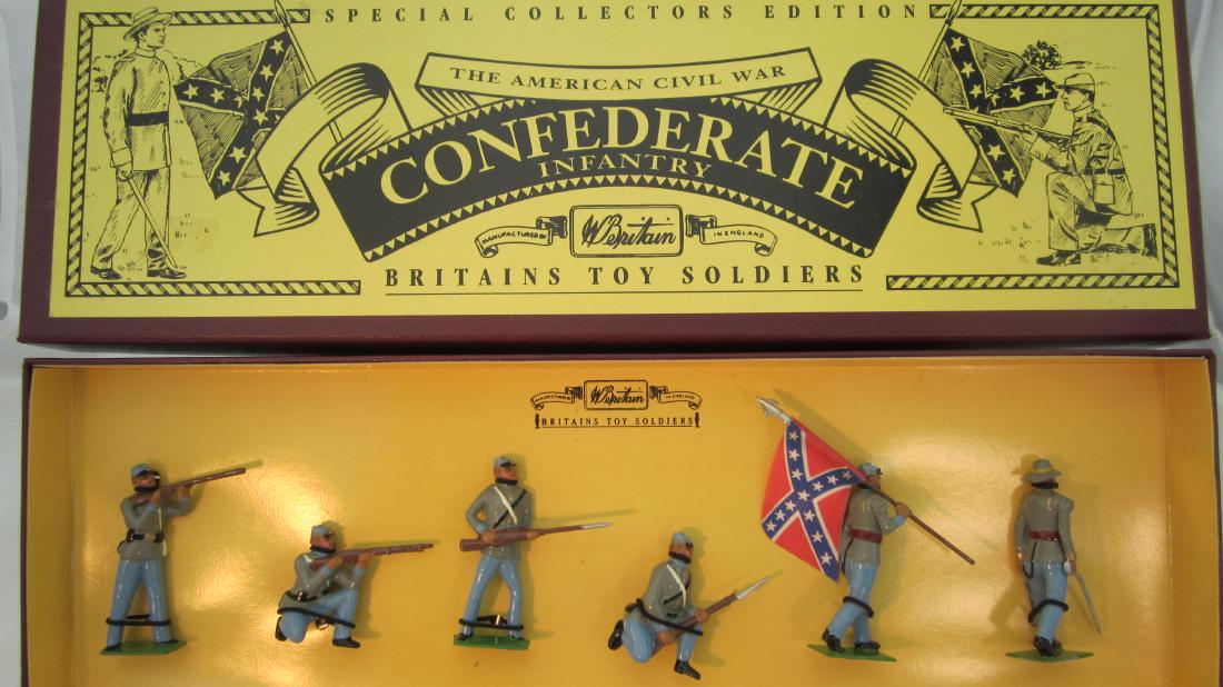 Britains Set #8851 Confederate Infantry. (1 of 1)