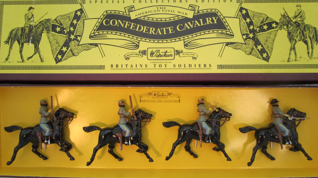 Britains Set #8853 Confederate Cavalry. (1 of 1)
