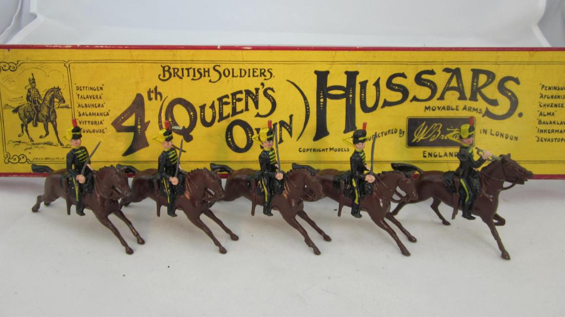 Britains Set #8 4th Hussars. (1 of 1)