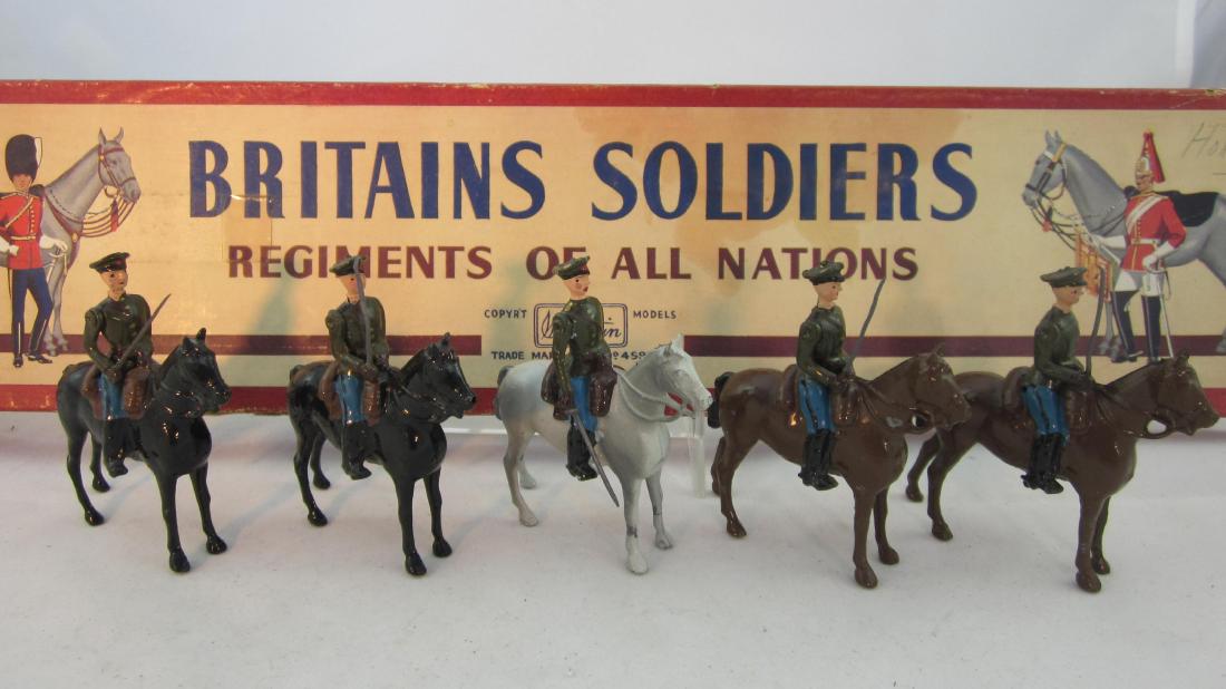 Britains Set #2028 Soviet Cavalry, Peaked Caps. (1 of 1)