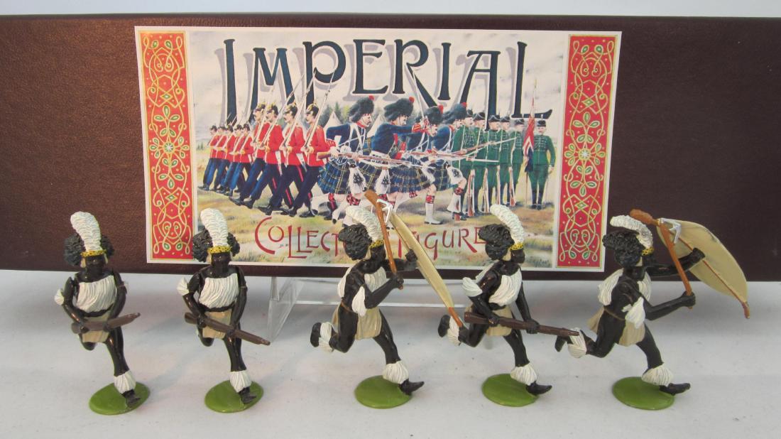 Imperial Set #37 iNdluyengwe Zulus 1879. (1 of 1)