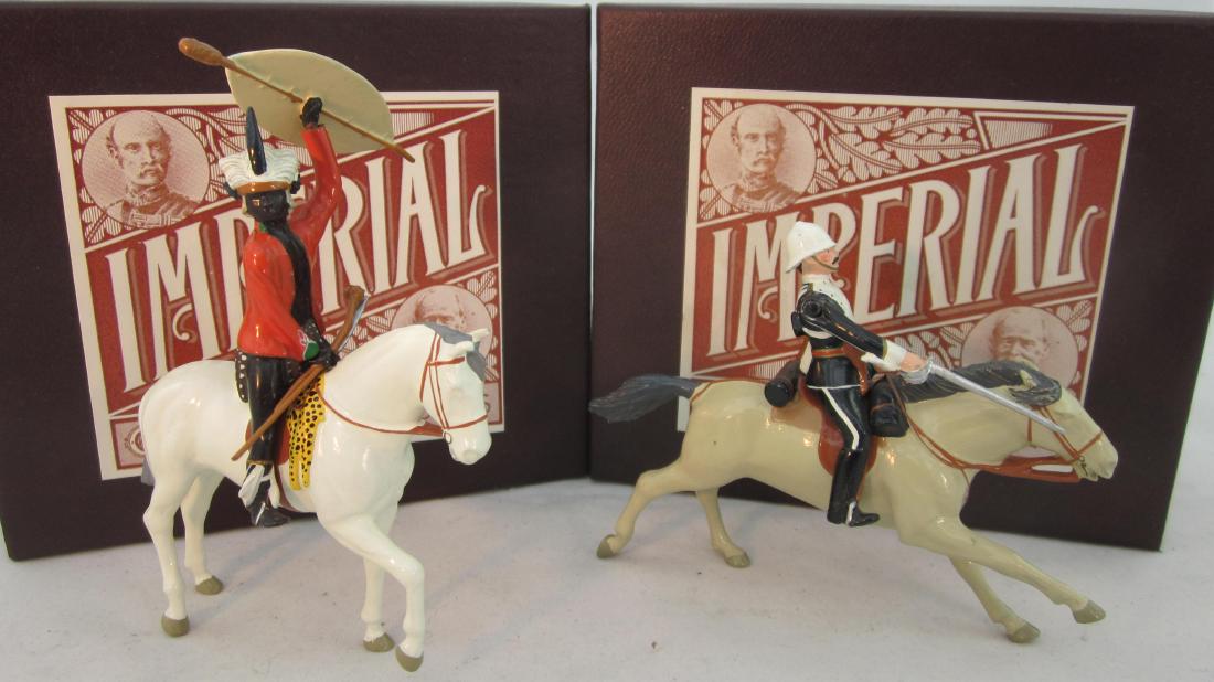 Imperial Set 38a & 40, Zulu Chief & 17th Lancer. (1 of 1)