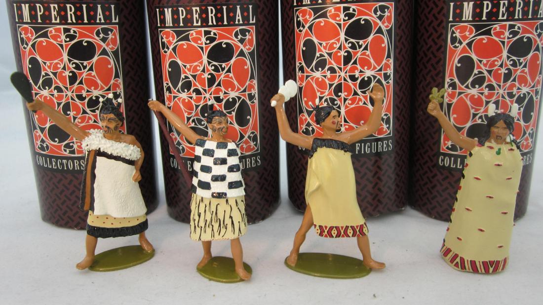 Imperial Set #TM#1-4 Te Maori Series.: #1 Taiaha, #2 Kotiate, #3 Mere Pounamu, #4 Haere Mai. 4 pieces. Condition excellent in 4 excellent tubes.