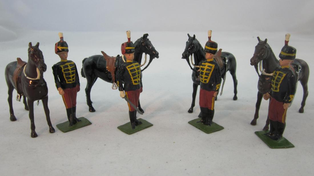 Britains Set #182 11th Hussars Dismounted. (1 of 1)