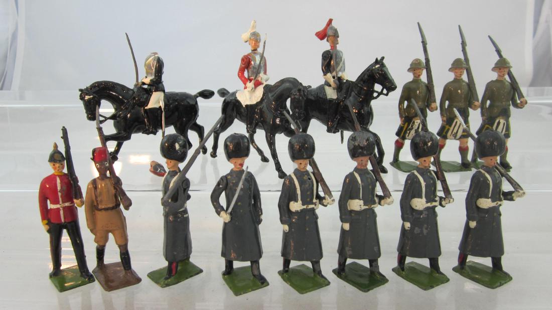 Britains Assorted Mounted & Infantry Figures. (1 of 1)