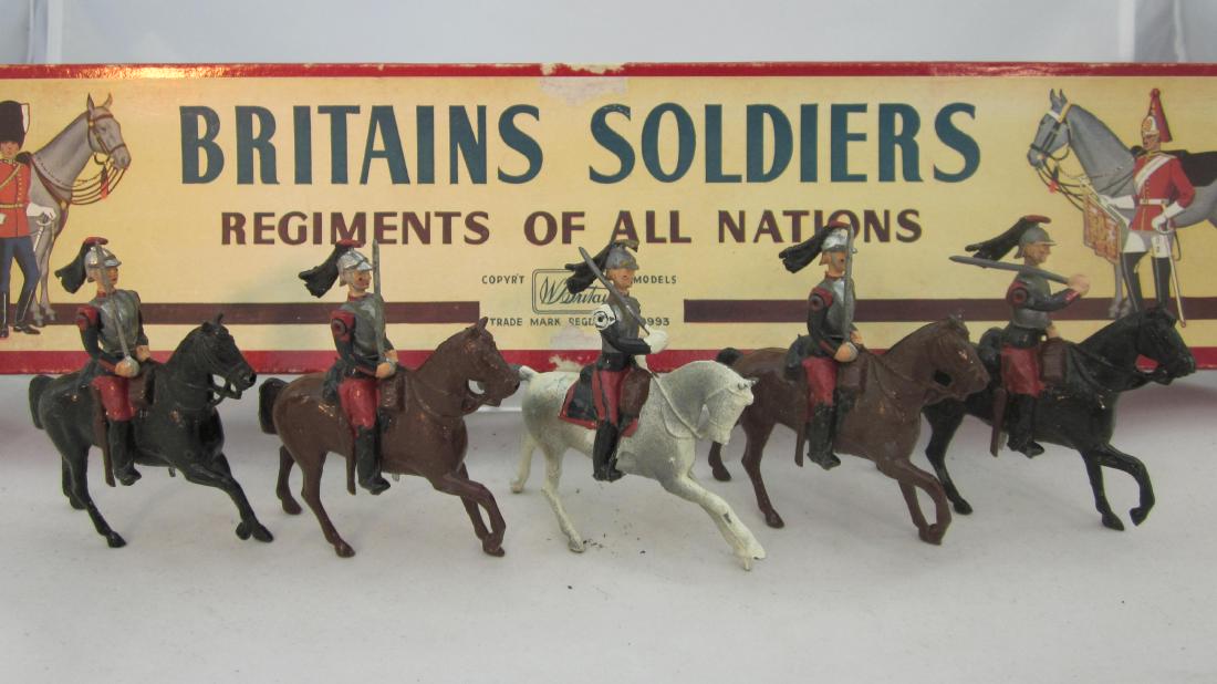 Britains Set #138 French Cuirassiers. (1 of 1)