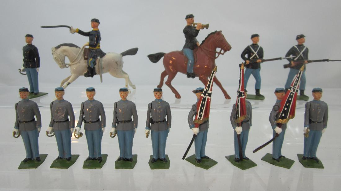 Britains Assorted American Civil War Figures. (1 of 1)