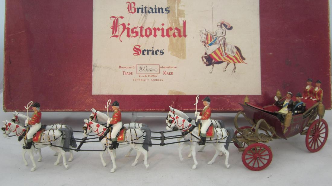 Britains Set #9402 Open State Landau. (1 of 1)