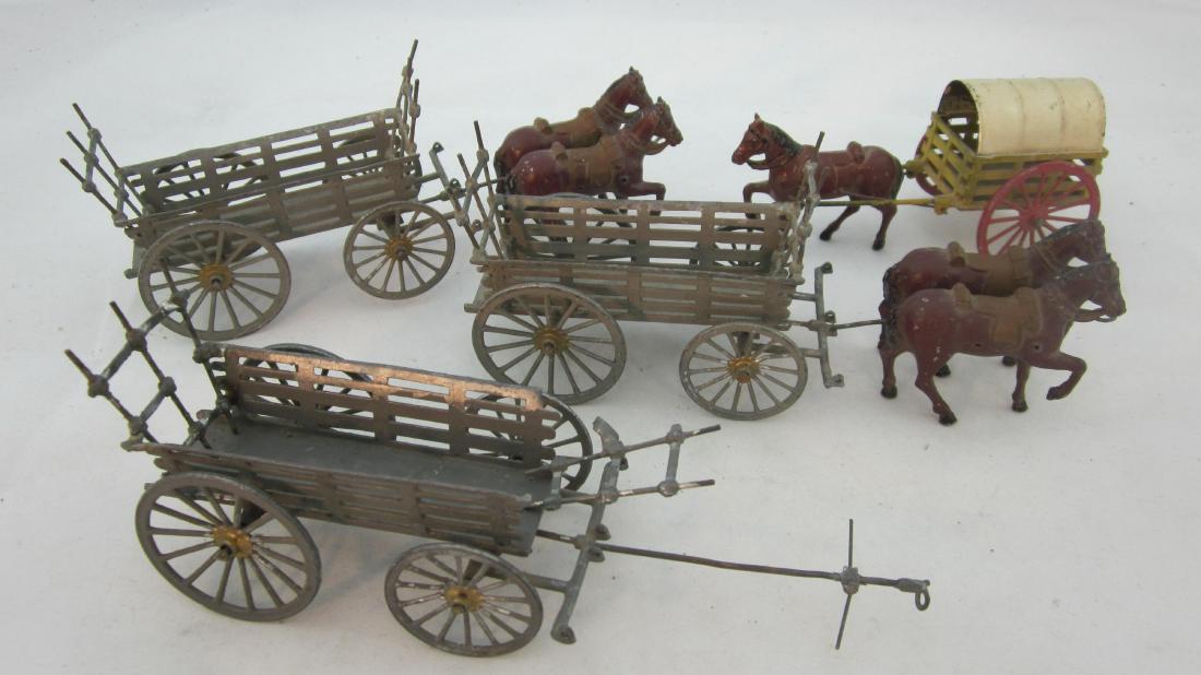 French Maker "SR" Assorted Wagons. (1 of 1)