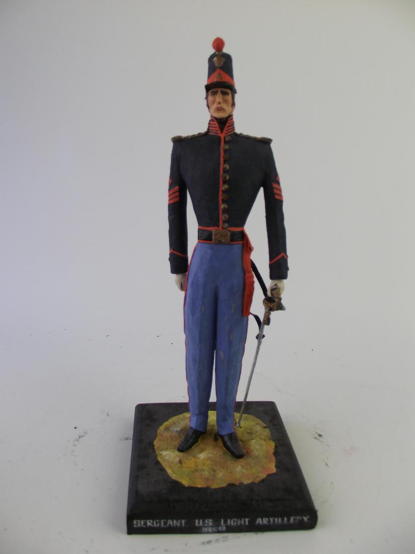 Wood Hand Carved & Painted US Light Artillery (1 of 2)
