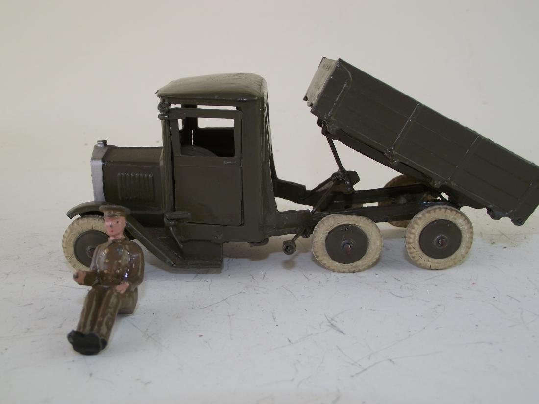 Britains #1334 Army Lorry W Driver, Tipping (1 of 1)