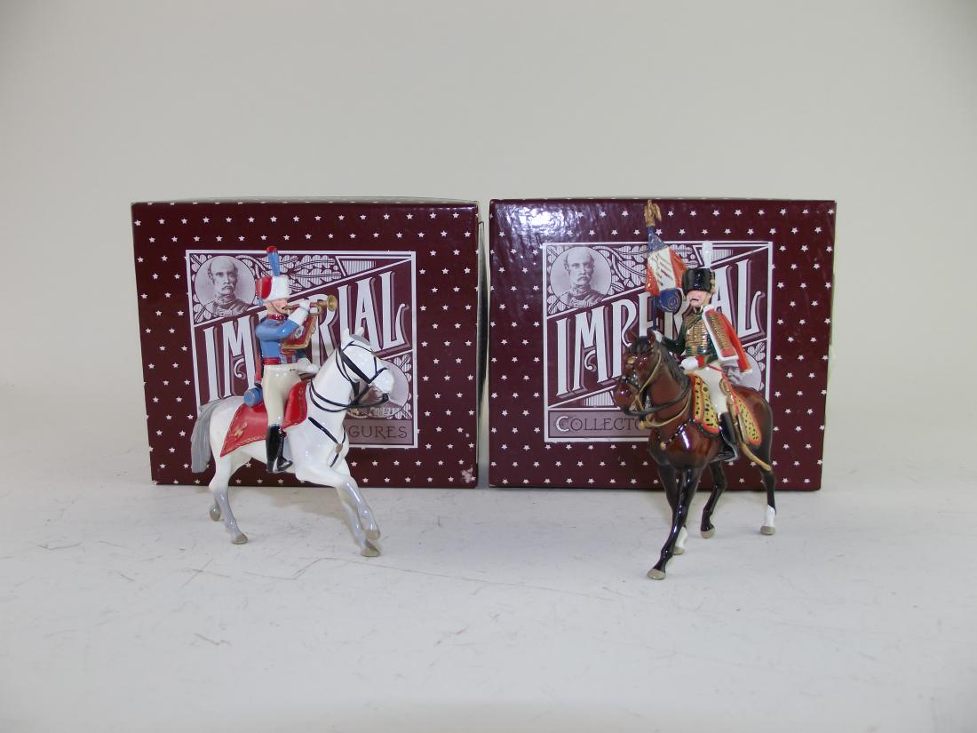 Imperial Chasseurs A Cheval: Two sets, mint with boxes #97 & #101