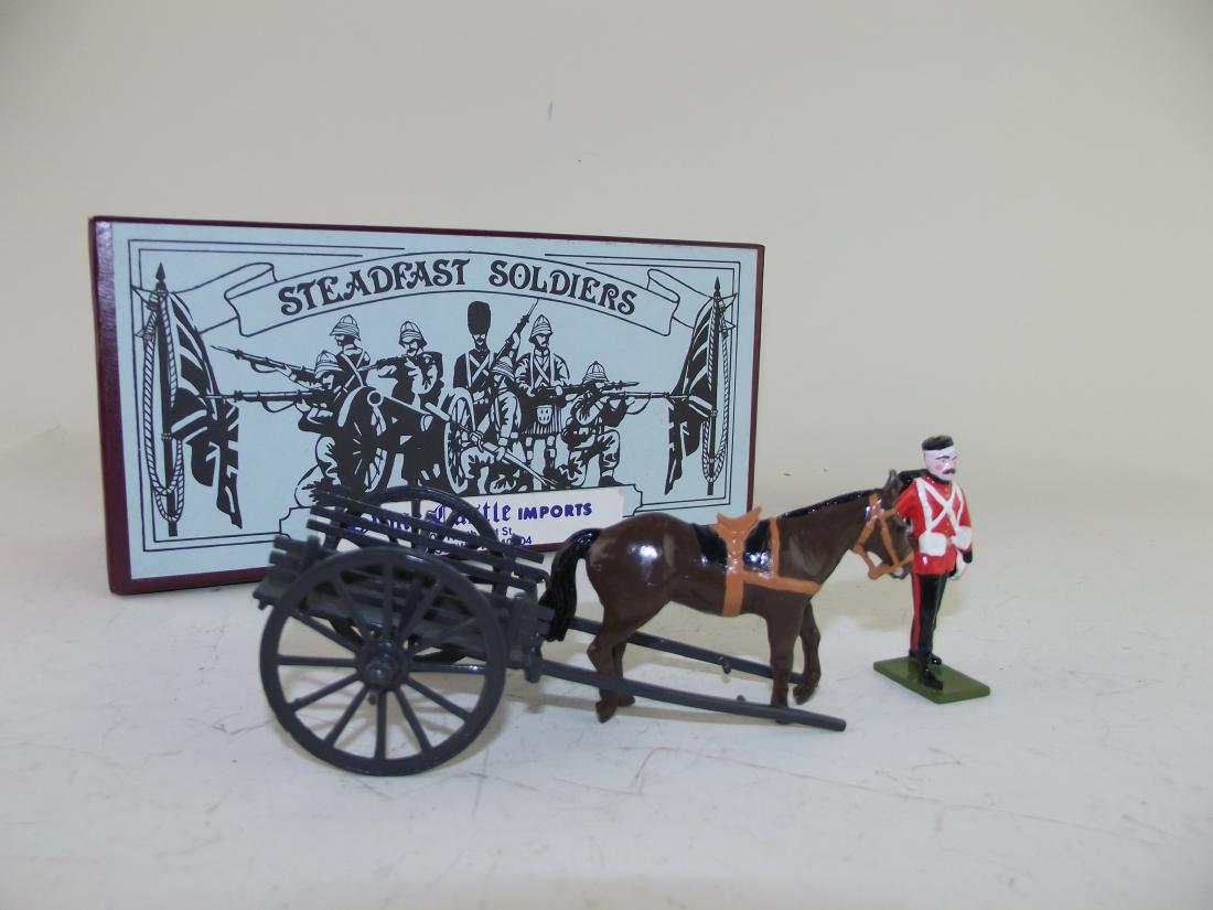 Steadfast Maltese Cart: Excellent with box, set #SF40 .