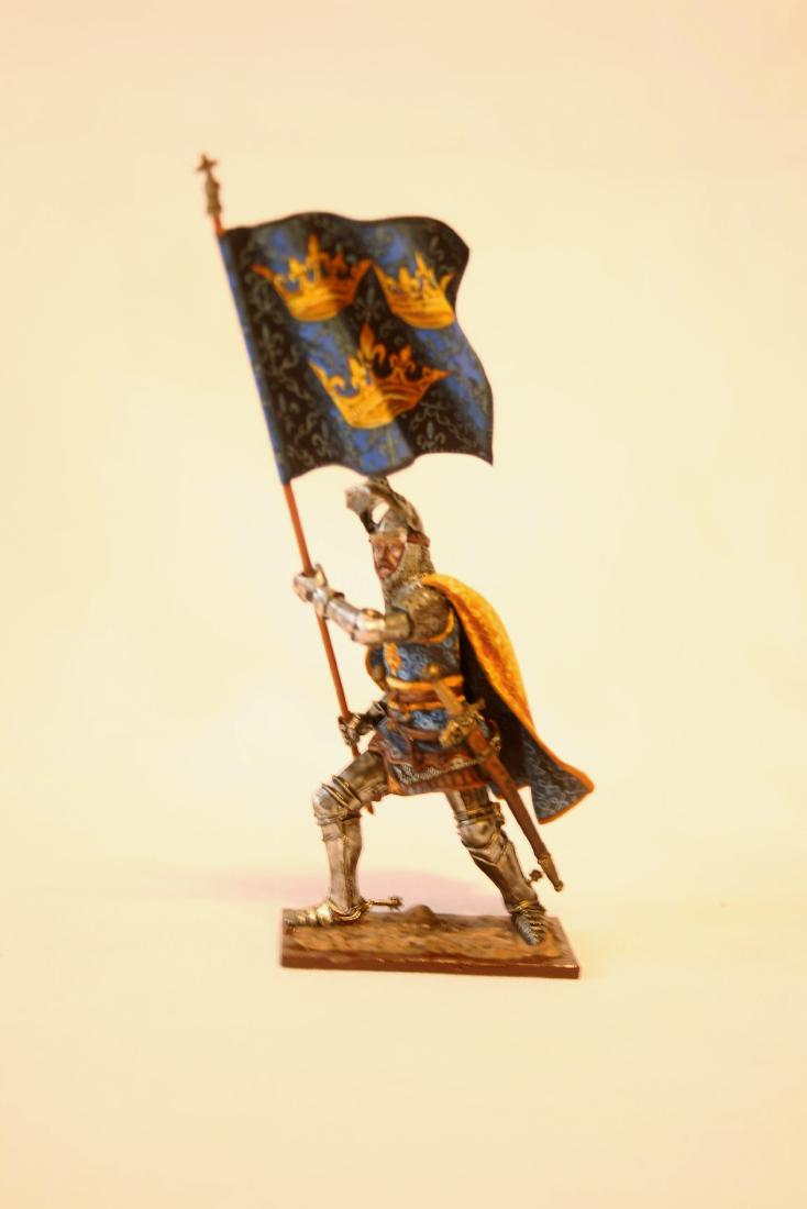 Medieval Foot Knight with Banner (1 of 1)