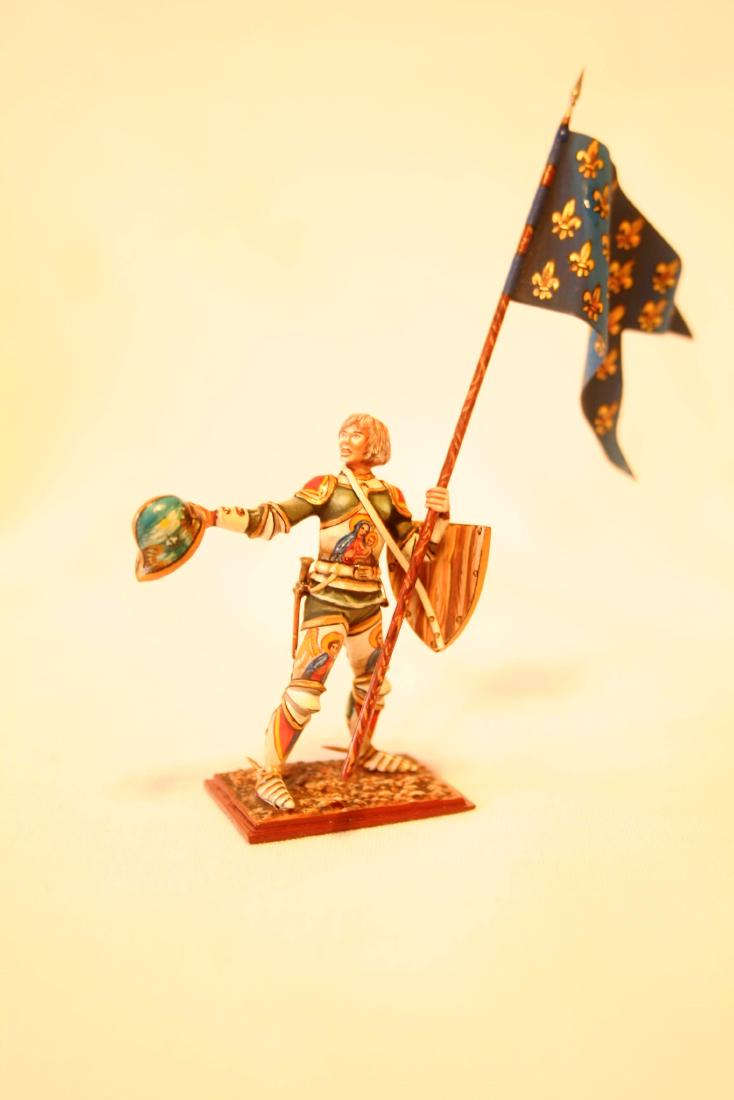 Medieval Man at Arms on Foot with Banner (1 of 1)