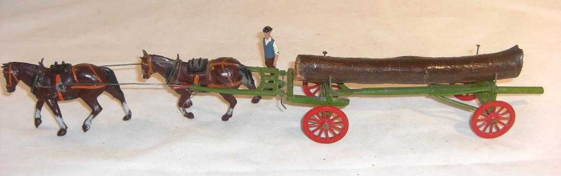 Britains Farm #12F Timber Wagon (1 of 1)