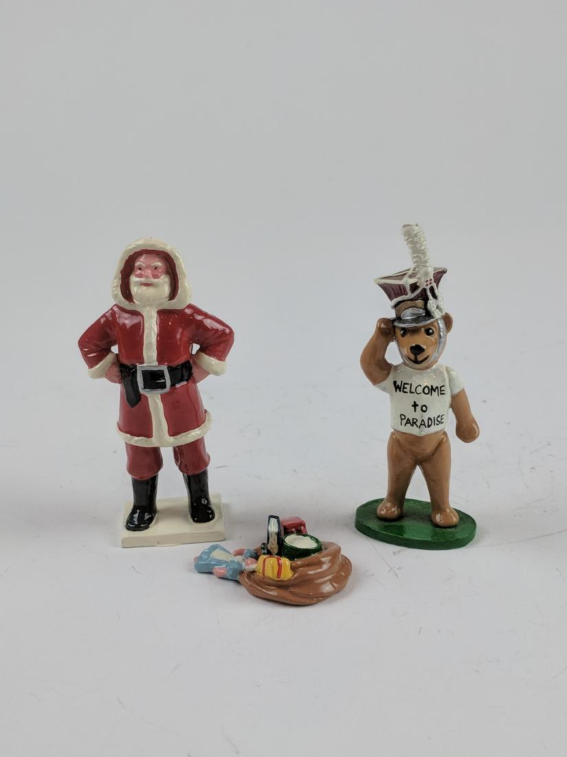 Trophy Santa & Bear: 3 Pieces Condition Excellent No Box