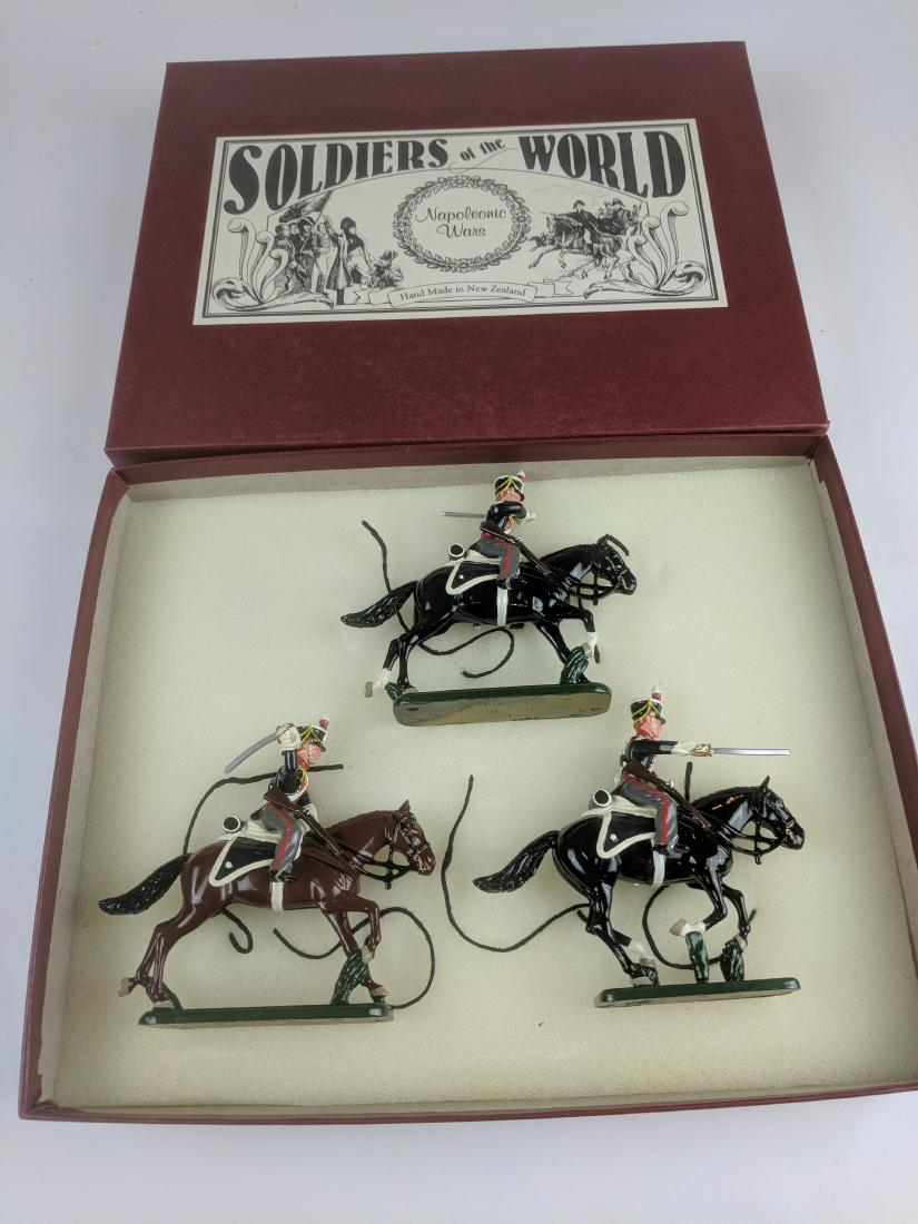 Soldiers Of The World N413/B British Cavalry: 16th Dragoons 3 Pieces Condition Excellent Box Excellent