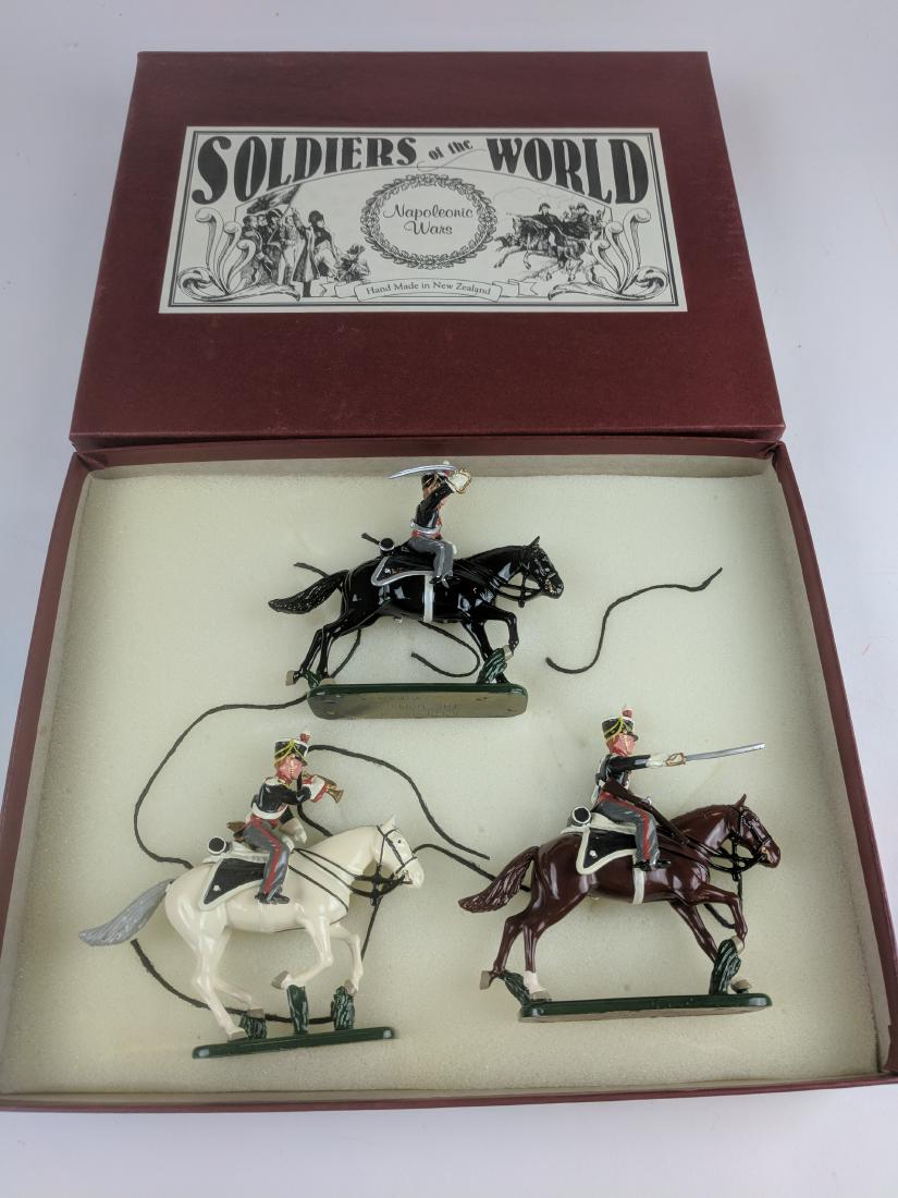 Soldiers Of The World N413/A British Cavalry: 16th Dragoons 3 Pieces Condition Excellent Box Excellent