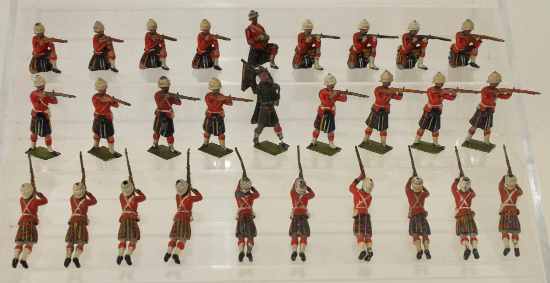 Britains From Set #89 Cameron Highlanders Firing (1 of 1)