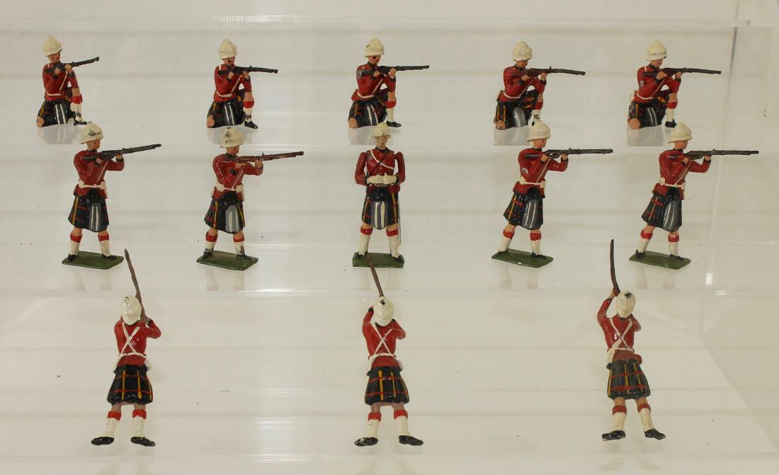 Britains From Set #89 Cameron Highlanders Firing (1 of 1)