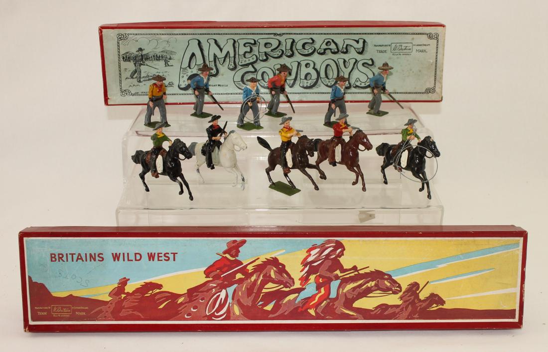 Britains From Set #179 Mounted Cowboys (1 of 1)