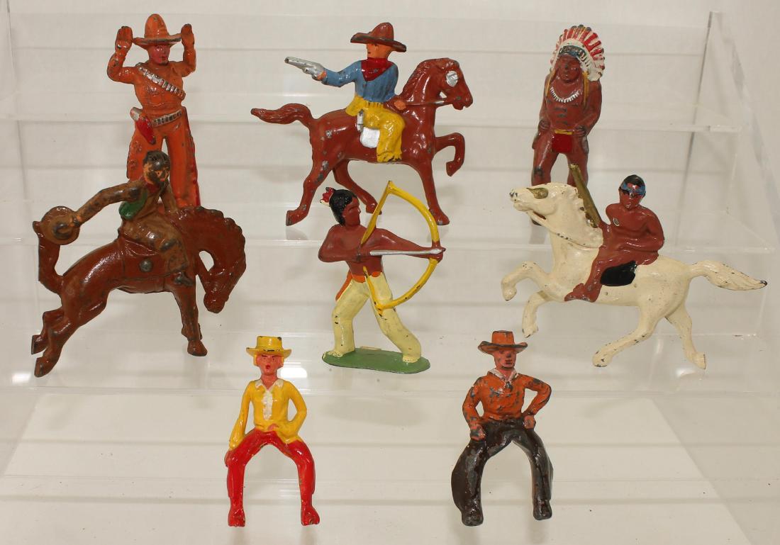Dimestore Lot Assorted Cowboys Indians (1 of 1)
