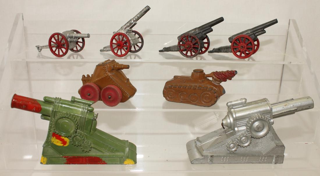 Dimestore Lot Manoil Cannons and Tanks (1 of 1)