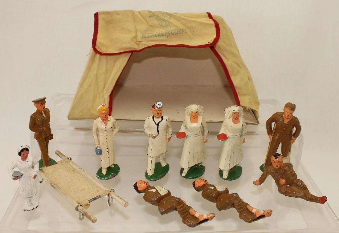 Dimestore Lot Barclay Manoil Medical Figures (1 of 1)