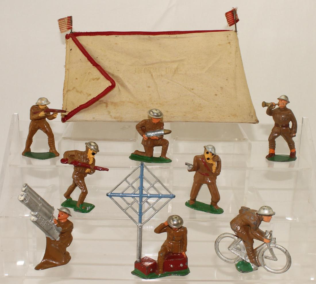 Dimestore Lot Barclay Manoil Soldiers in Combat (1 of 1)