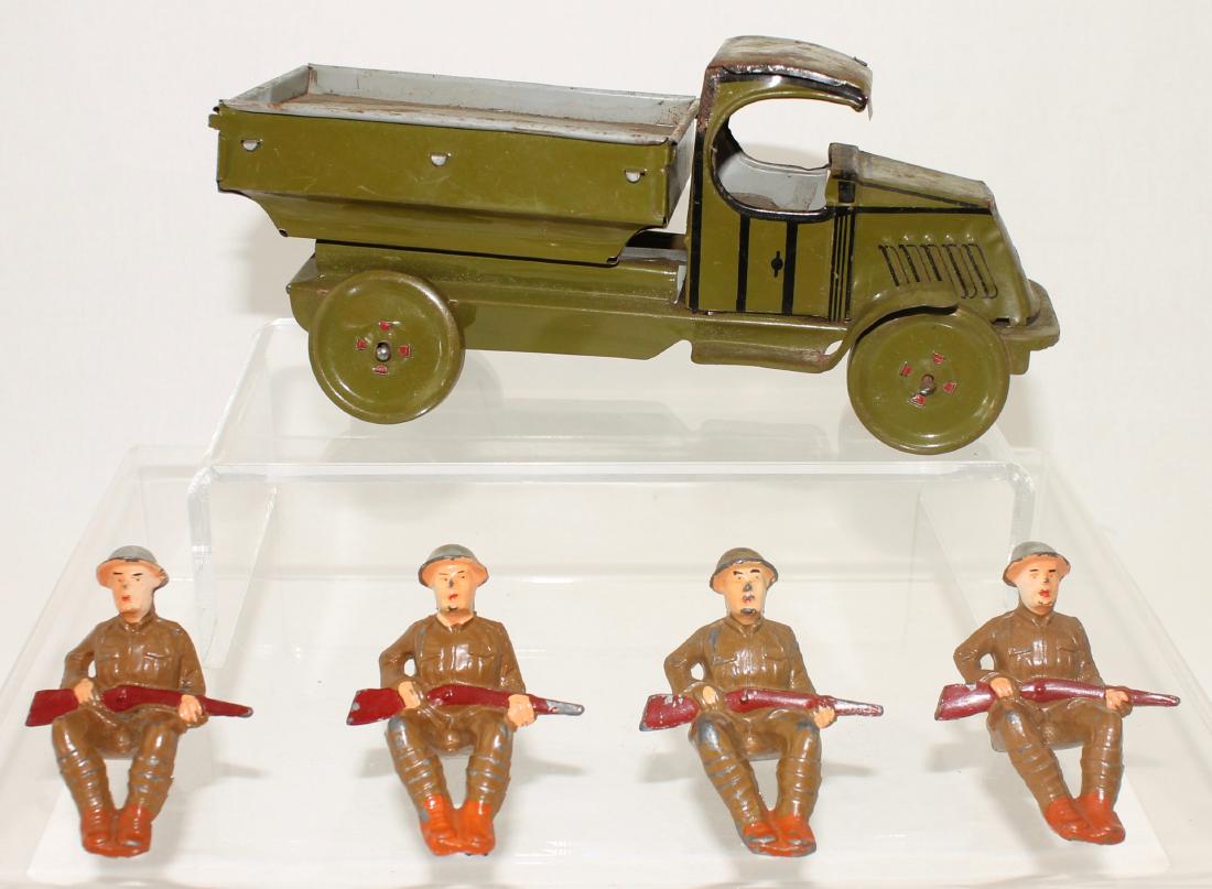 Dimestore Lot Manoil Riders Chein Tin Truck (1 of 1)