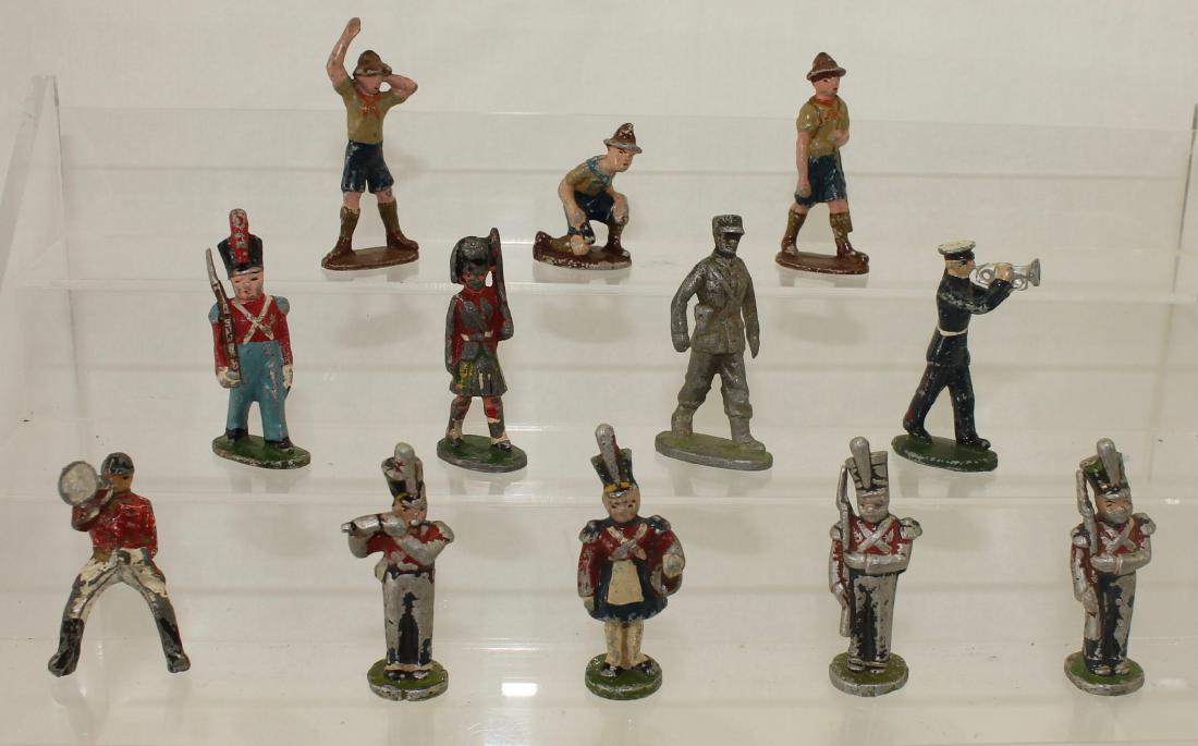 Lot of Aluminum Figures Boy Scouts (1 of 1)